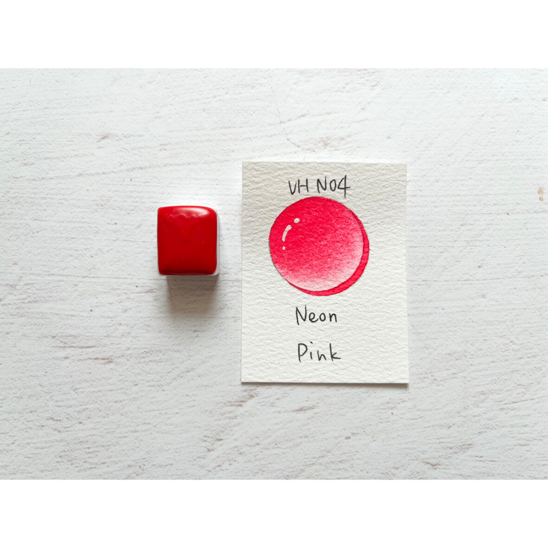 Watercolor Paints - Neon - Pink - VHN04