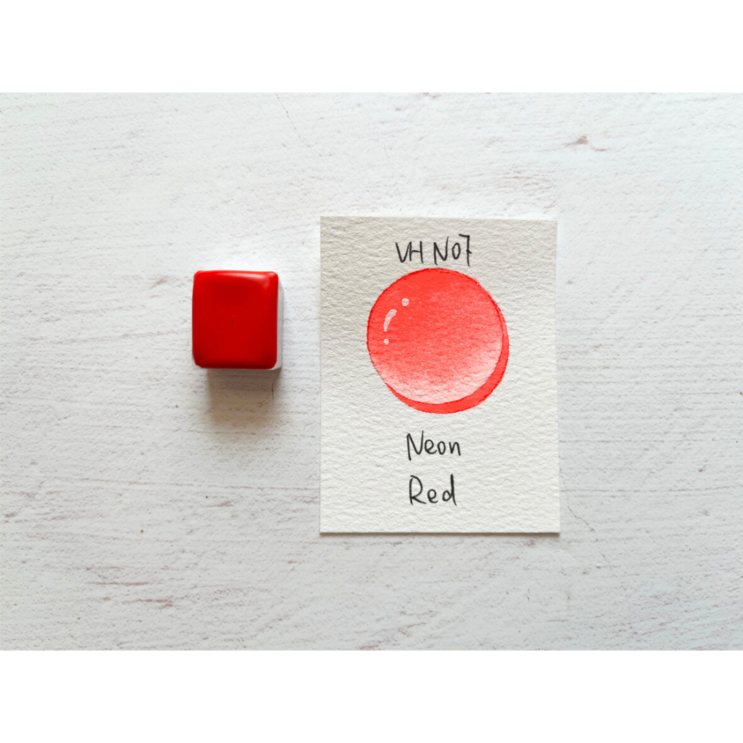 Watercolor Paints - Neon - Red - VHN07