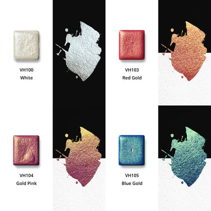 Mystic Bloom – Metallic Watercolor Set (20 colors) M25