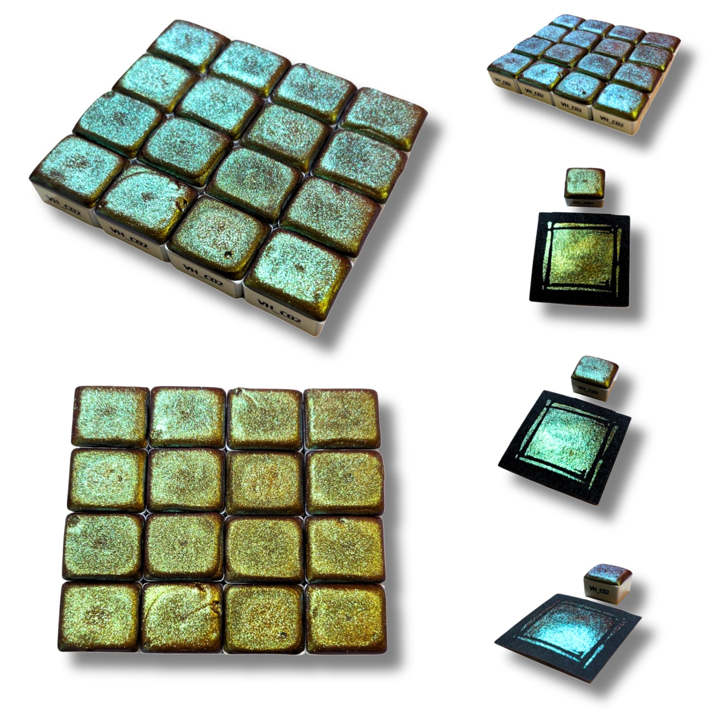 Chamäleon - Ahorngrün<>Türkisblau - VHC02