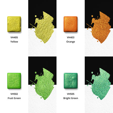 Luminous Whispers – Metallic Watercolor Edition (16 colors) M24