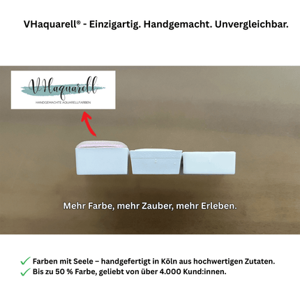 Handmade Watercolor Paints - Metallic - Green - VH505