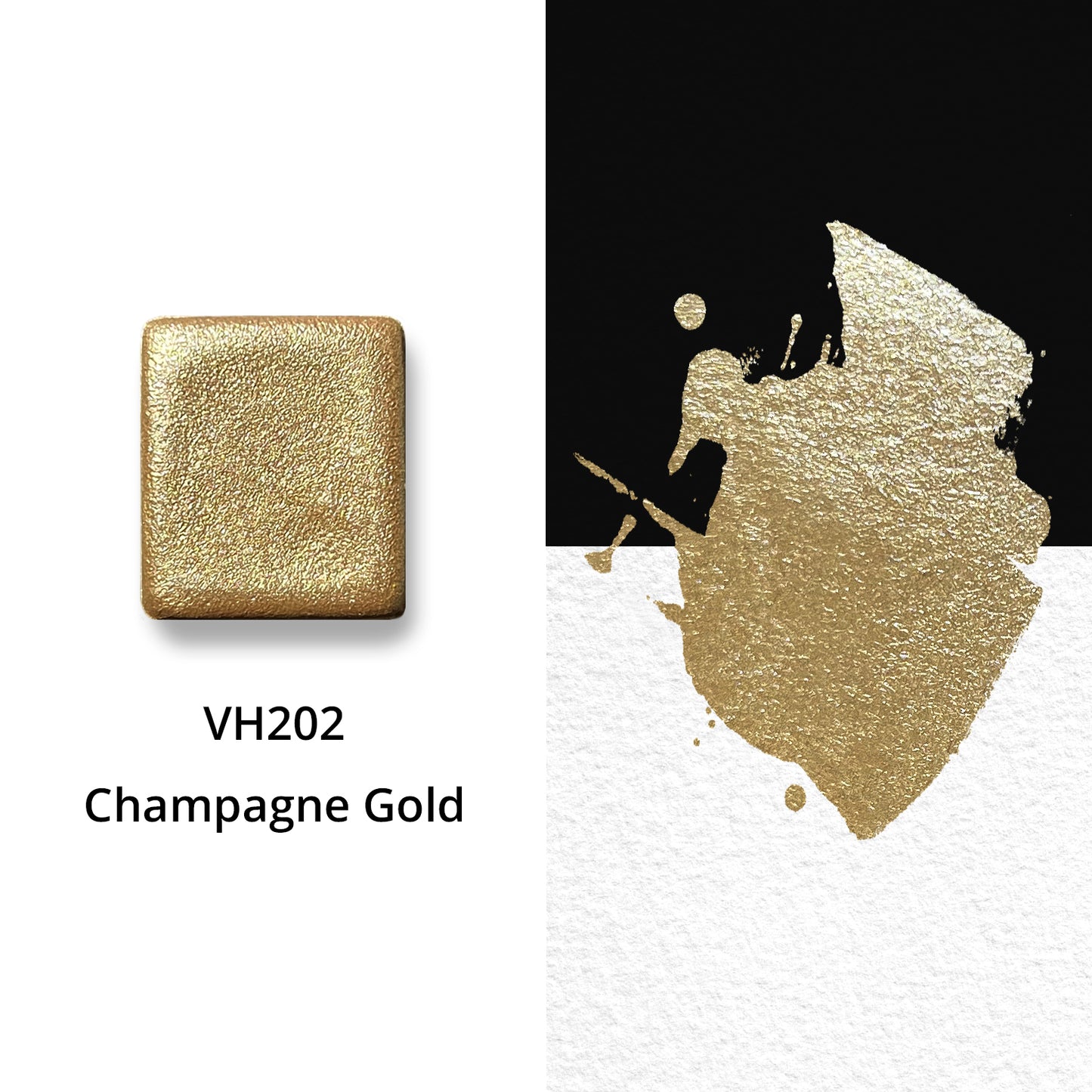 Watercolor Paints - Metallic - Champagne Gold - VH202