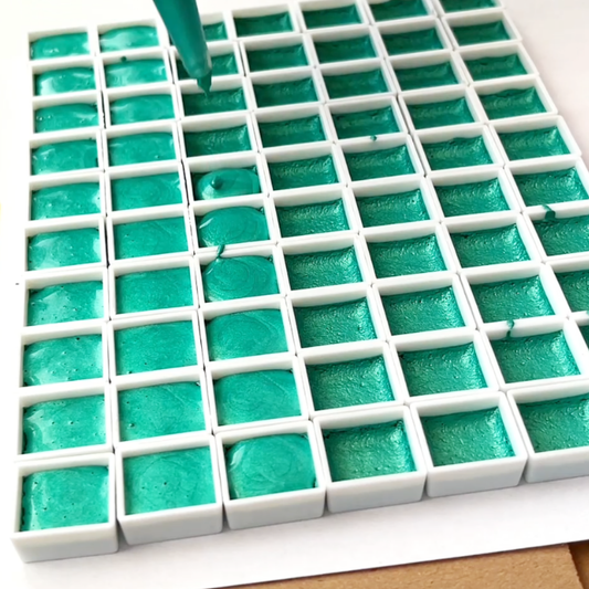Handgemachte Aquarellfarben – eine materialwissenschaftliche Perspektive