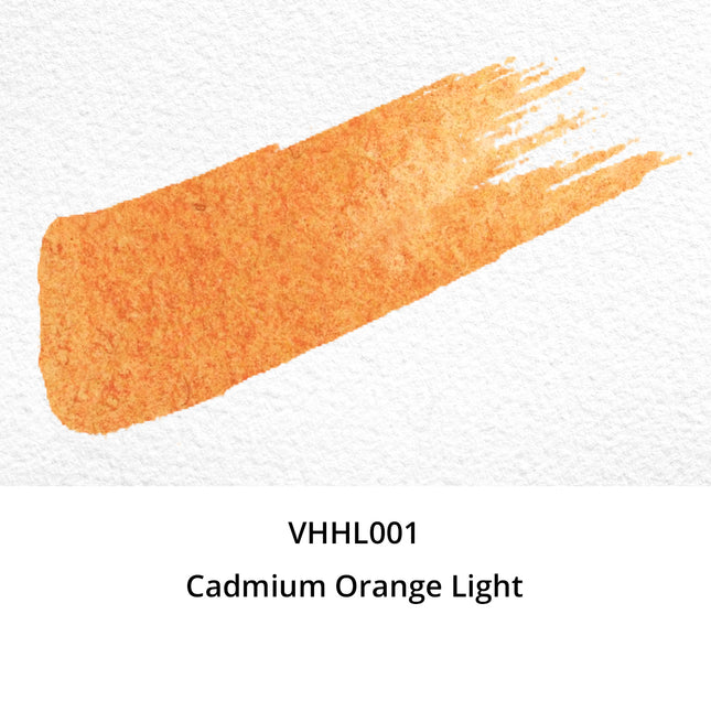 Handgemachte Aquarellfarben - Honig limitiert - Cadmiumorange hell - VHHL001