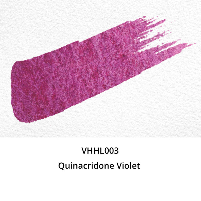 Handgemachte Aquarellfarben - Honig limitiert - Quinacridone Violett - VHHL003