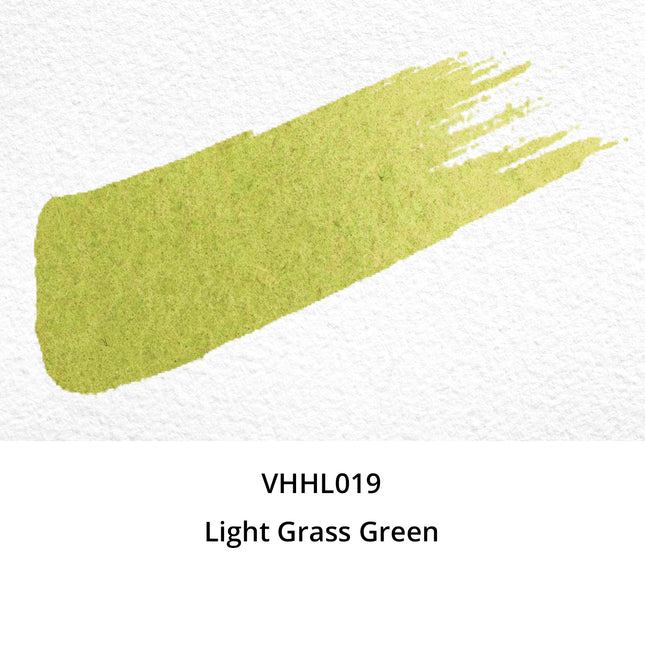 Handgemachte Aquarellfarben - Honig limitiert - Grasgrün hell - VHHL019