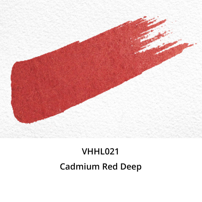 Handgemachte Aquarellfarben - Honig limitiert - Cadmiumrot dunkel - VHHL021