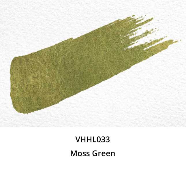 Handgemachte Aquarellfarben - Honig limitiert - Moosgrün - VHHL033