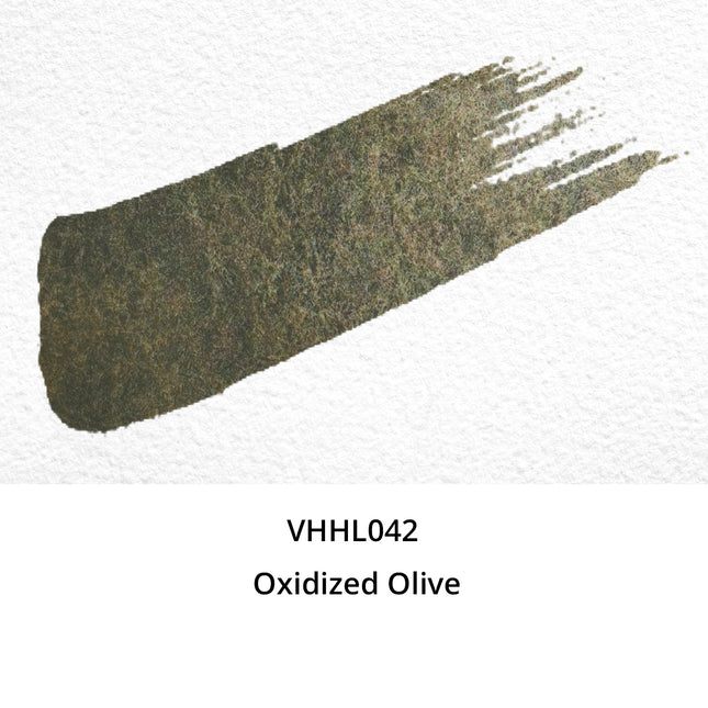 Handgemachte Aquarellfarben - Honig limitiert - Oxidierte Olive - VHHL042