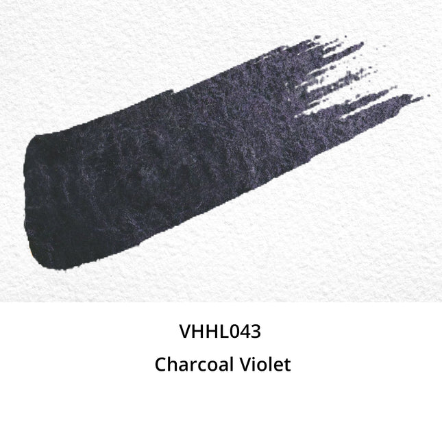 Handgemachte Aquarellfarben - Honig limitiert - Anthrazitviolett - VHHL043