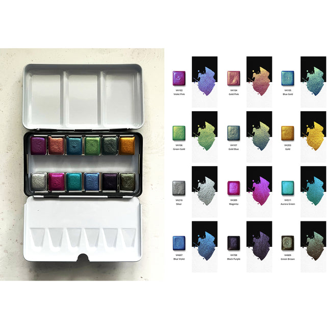 VHSS02 - VHaquarell Farbzauber Kreativ-Edition Bestseller-Bundle mit 26 Farben
