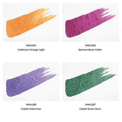 Aquarellfarben - Honig - 12er limitiertes Set mit Box - L3