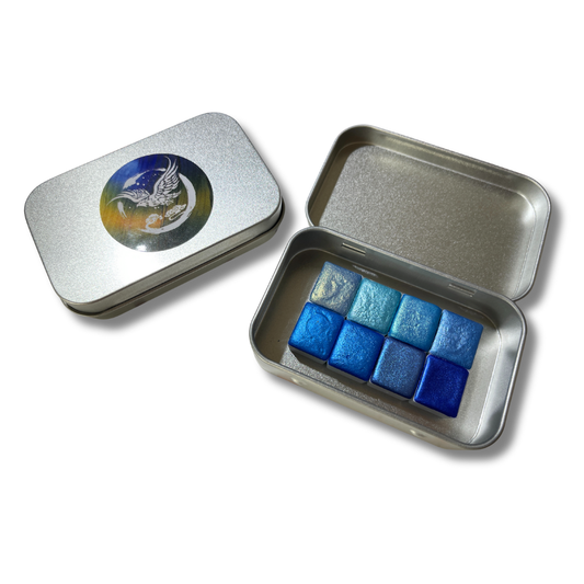 Aquarellfarben – Metallic Edition (8 Farben mit Box) M15