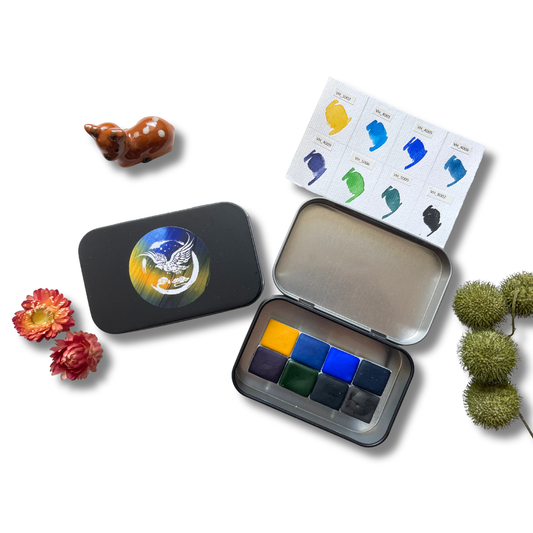 Aquarellfarben – Starter Edition (8 Farben mit Box) S13