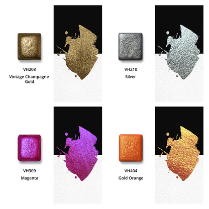 Watercolor Paints – Metallic Collector's Edition (24 colors) PE7