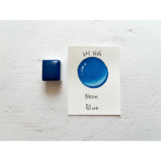 Watercolor Paints - Neon - Blue - VHN06