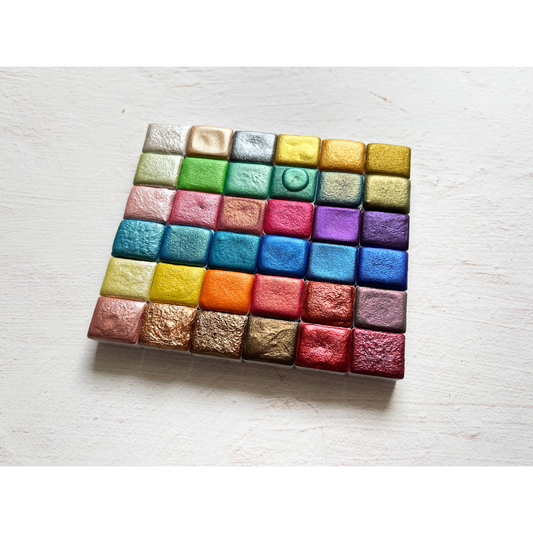 Aquarellfarben – Metallic Edition (36 Farben ohne Box) M27