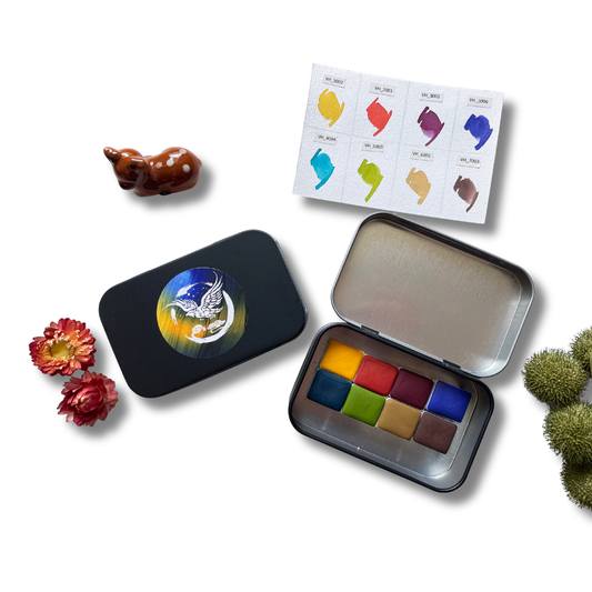 Aquarellfarben – Starter Edition (8 Farben mit Box) S17