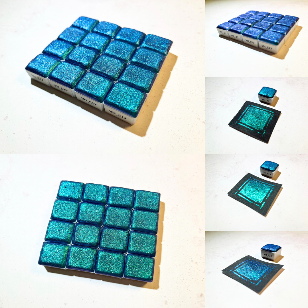 Aquarellfarben – Chamäleon Edition (12 Farben mit Box) C1