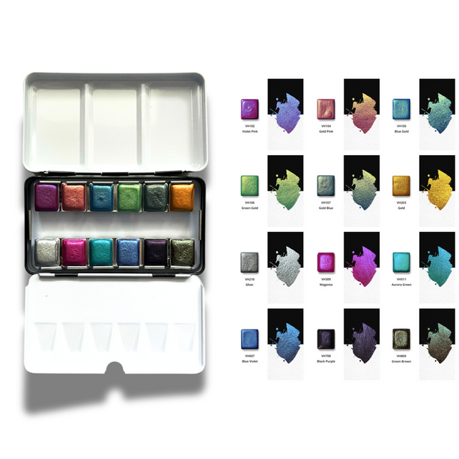 VHSS02 - VHaquarell Farbzauber Kreativ-Edition Bestseller-Bundle mit 26 Farben