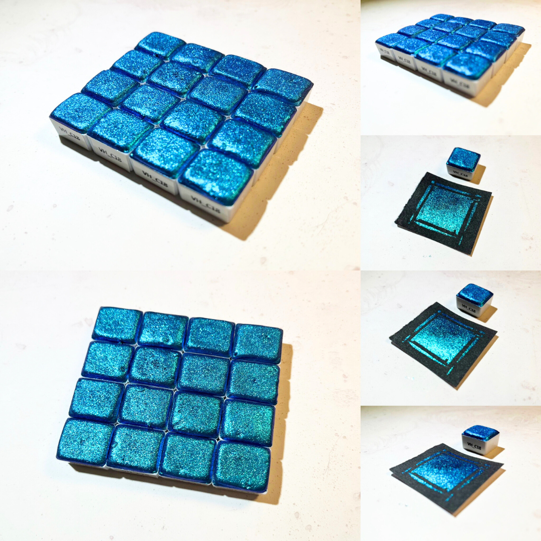 Aquarellfarben – Chamäleon Edition (12 Farben mit Box) C1