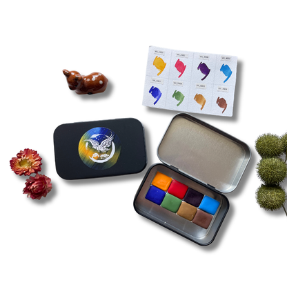 Aquarellfarben – Starter Edition (8 Farben mit Box) S18