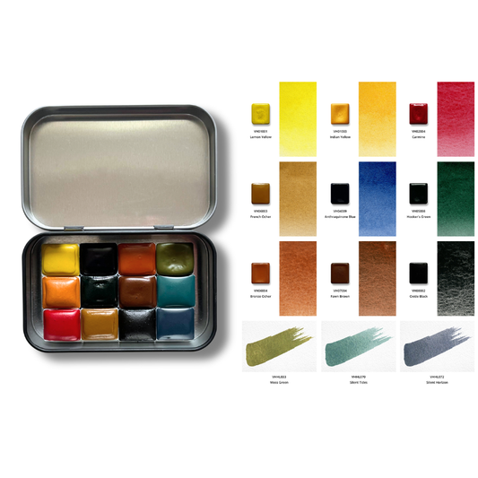 Summer Glow – Honey Watercolor Edition (12 colors with box) H10