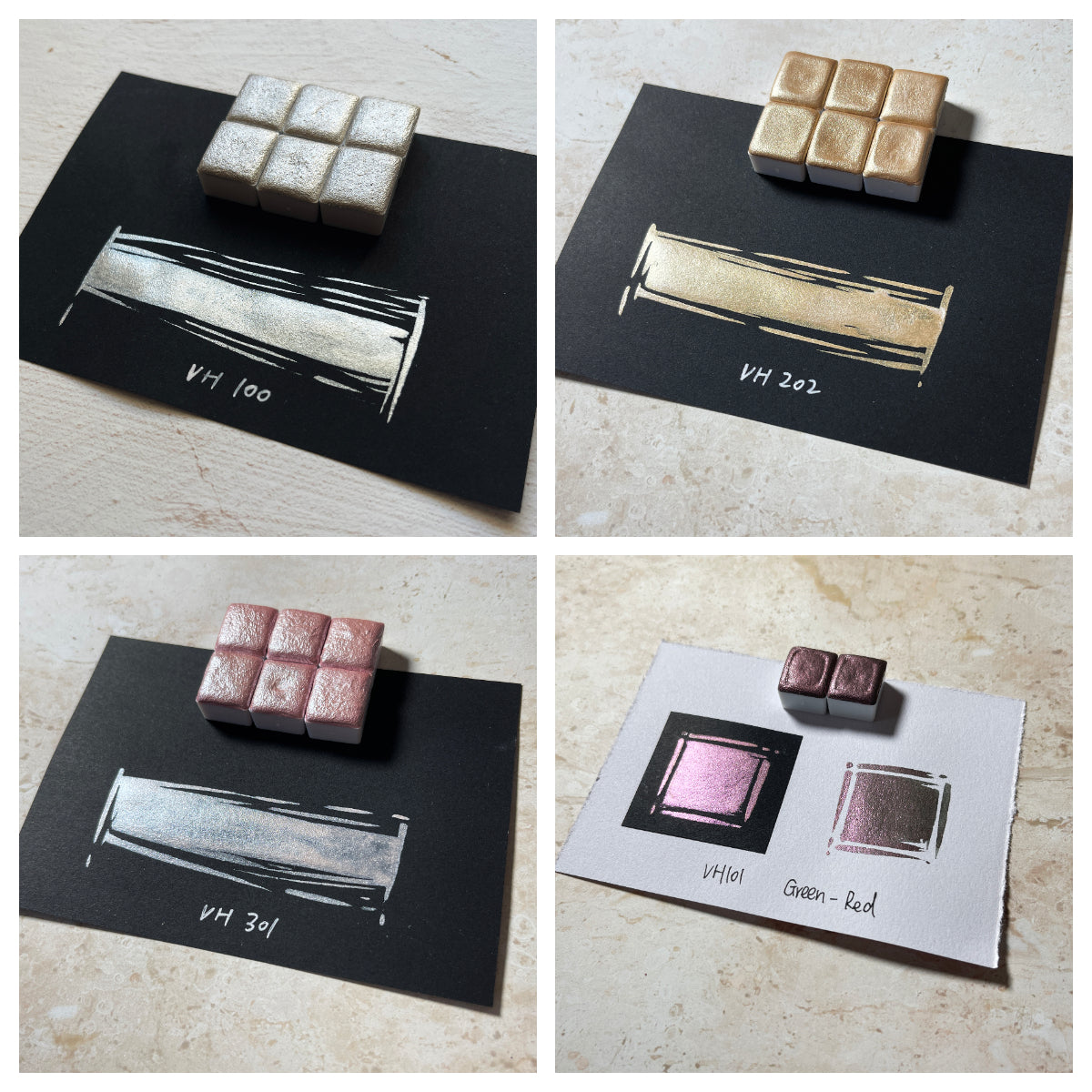 Aquarellfarben – Metallic Edition (36 Farben ohne Box) M27