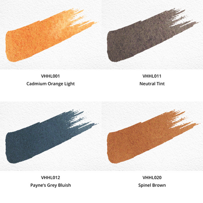 Watercolor Paints - Honey - Limited Edition (12 colors with box) L10