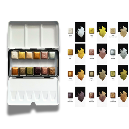 Watercolor Paints – Metallic Collector's Edition (12 colors) PE4