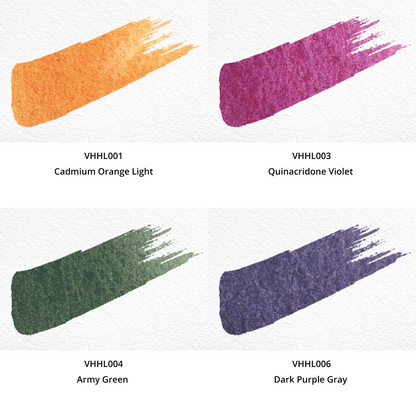 Watercolor Paints - Honey - Limited Edition (12 colors with box) L7