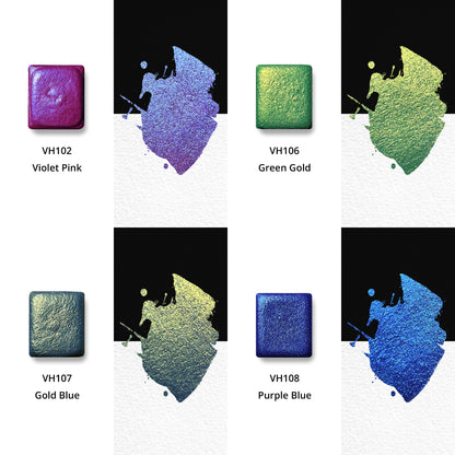 Watercolor Paints – Metallic Edition (16 colors without box) M23