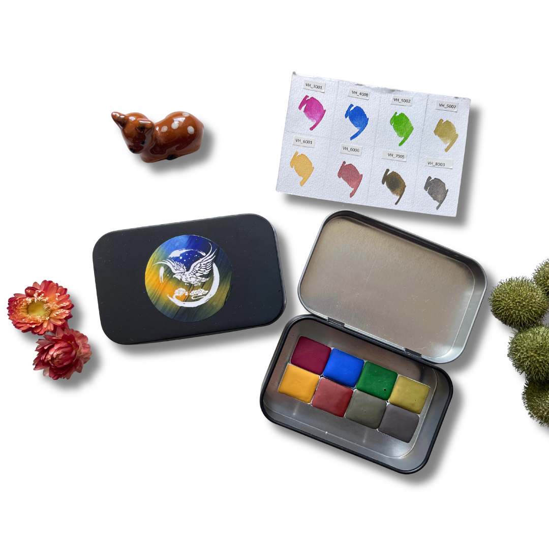 Aquarellfarben – Starter Edition (8 Farben mit Box) S20