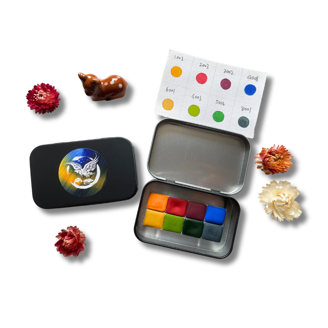 Aquarellfarben – Starter Edition (8 Farben mit Box) S24