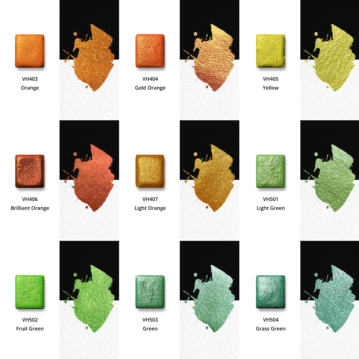 Watercolor Paints – Metallic Edition (72 colors without box) M30