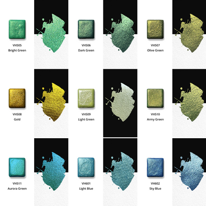 Watercolor Paints – Metallic Edition (72 colors without box) M30