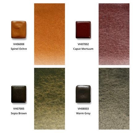 Watercolor paints - Honey - 12-piece landscape set with box - H12