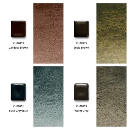 Aquarellfarben – Honig Edition - Vintage - (12 Farben mit Box) H13