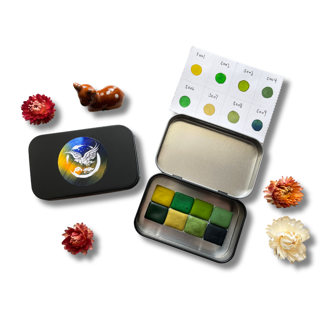 Aquarellfarben – Starter Edition (8 Farben mit Box) S28