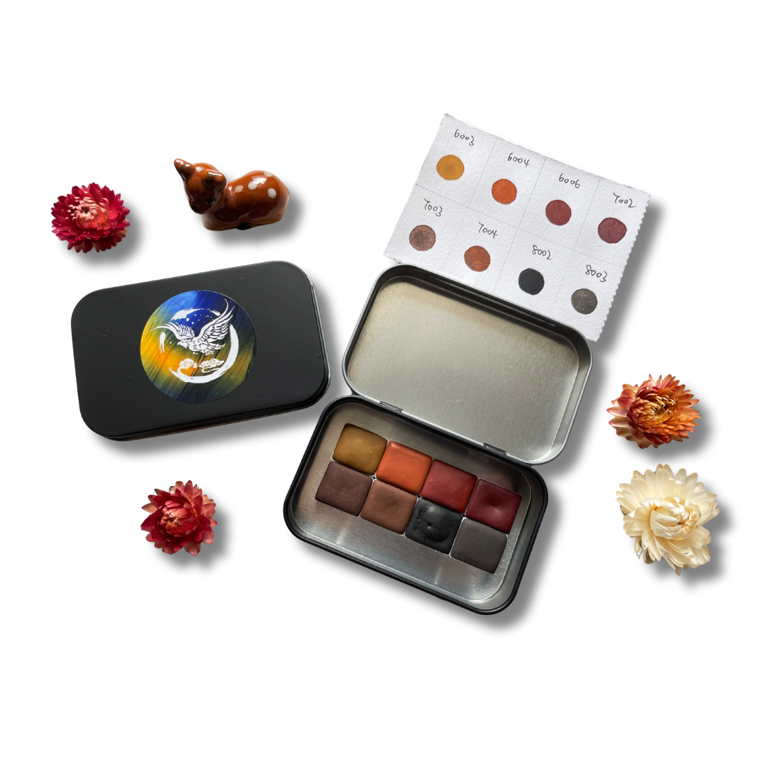 Aquarellfarben – Starter Edition (8 Farben mit Box) S29