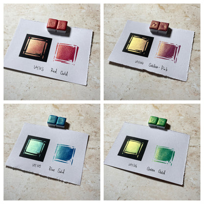 Aquarellfarben – Metallic Edition (36 Farben ohne Box) M39