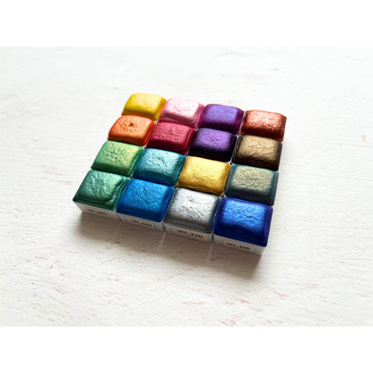 Watercolor Paints – Metallic Edition (16 colors without box) M23