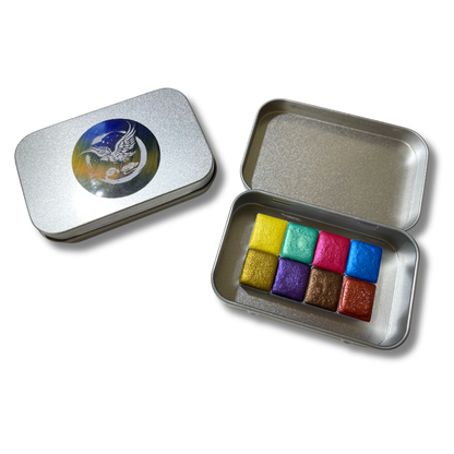 Aquarellfarben – Metallic Edition (8 Farben mit Box) M5