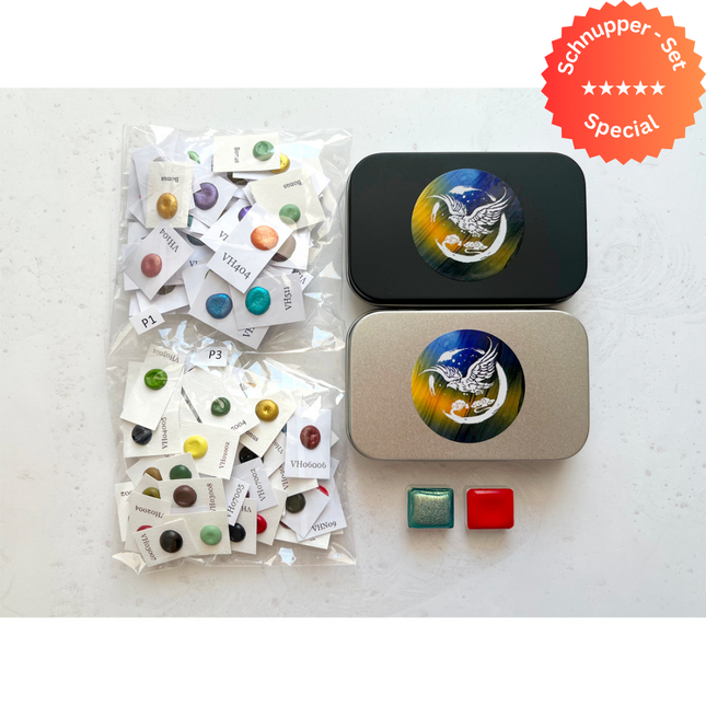 VHSS01 - VHaquarell Farbzauber Starter-Bundle - Schnupper Set Special (über 100 verschiedene Farben)