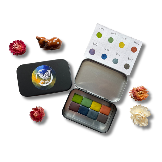 Aquarellfarben – Starter Edition (8 Farben mit Box) S30