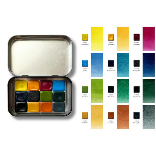 Summer Glow – Honey Watercolor Edition (12 colors with box) H10