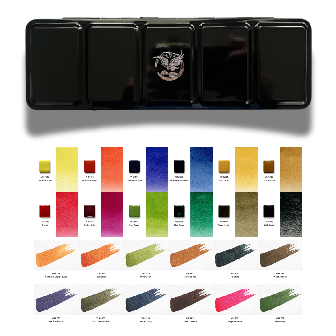 Watercolor Paints - Honey - Limited Edition (24 Colors) PE13