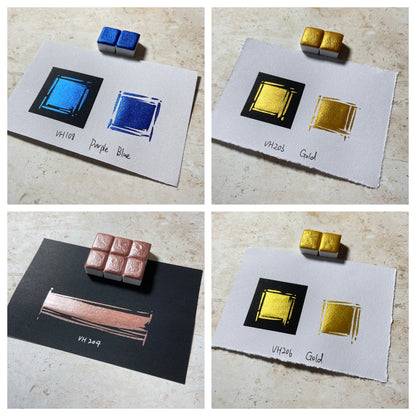 Aquarellfarben – Metallic Edition (36 Farben ohne Box) M39