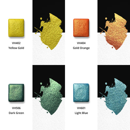 Watercolor Paints – Metallic Edition (16 colors without box) M23